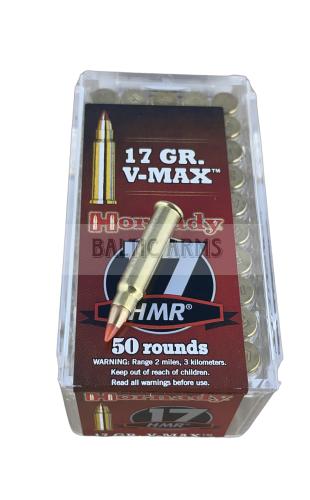 HORNADY .17 HMR V-MAX (50 vnt.)